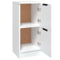 vidaXL Sideboards 2 Stk. Weiß 30x30x70 cm Holzwerkstoff vidaXL Sideboards 2 Stk. Weiß 30x30x70 cm Holzwerkstoff