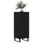 vidaXL Sideboard Schwarz 34,5x34x90 cm Holzwerkstoff vidaXL Sideboard Schwarz 34,5x34x90 cm Holzwerkstoff