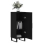 vidaXL Sideboard Schwarz 34,5x34x90 cm Holzwerkstoff vidaXL Sideboard Schwarz 34,5x34x90 cm Holzwerkstoff