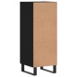 vidaXL Sideboard Schwarz 34,5x34x90 cm Holzwerkstoff vidaXL Sideboard Schwarz 34,5x34x90 cm Holzwerkstoff