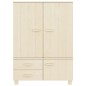 vidaXL Kleiderschrank HAMAR Honigbraun 99x45x137 cm Massivholz Kiefer vidaXL Kleiderschrank HAMAR Honigbraun 99x45x137 cm Massivholz Kiefer