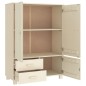 vidaXL Kleiderschrank HAMAR Honigbraun 99x45x137 cm Massivholz Kiefer vidaXL Kleiderschrank HAMAR Honigbraun 99x45x137 cm Massivholz Kiefer
