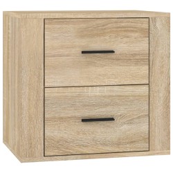vidaXL Wand-Nachttisch Sonoma-Eiche 50x36x47 cm