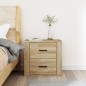 vidaXL Wand-Nachttisch Sonoma-Eiche 50x36x47 cm vidaXL Wand-Nachttisch Sonoma-Eiche 50x36x47 cm