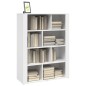 vidaXL Sideboard Weiß 80x30x106 cm Holzwerkstoff vidaXL Sideboard Weiß 80x30x106 cm Holzwerkstoff