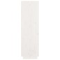 vidaXL Highboard Weiß 74x35x117 cm Massivholz Kiefer vidaXL Highboard Weiß 74x35x117 cm Massivholz Kiefer