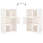 vidaXL Highboard Weiß 74x35x117 cm Massivholz Kiefer vidaXL Highboard Weiß 74x35x117 cm Massivholz Kiefer