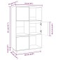vidaXL Highboard Weiß 74x35x117 cm Massivholz Kiefer vidaXL Highboard Weiß 74x35x117 cm Massivholz Kiefer