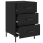 vidaXL Nachttisch Schwarz 40x40x66 cm Holzwerkstoff vidaXL Nachttisch Schwarz 40x40x66 cm Holzwerkstoff