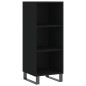 vidaXL Sideboard Schwarz 34,5x32,5x90 cm Holzwerkstoff vidaXL Sideboard Schwarz 34,5x32,5x90 cm Holzwerkstoff