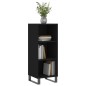 vidaXL Sideboard Schwarz 34,5x32,5x90 cm Holzwerkstoff vidaXL Sideboard Schwarz 34,5x32,5x90 cm Holzwerkstoff