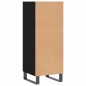 vidaXL Sideboard Schwarz 34,5x32,5x90 cm Holzwerkstoff vidaXL Sideboard Schwarz 34,5x32,5x90 cm Holzwerkstoff