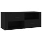 vidaXL TV-Schrank Schwarz 100x35x40 cm Holzwerkstoff vidaXL TV-Schrank Schwarz 100x35x40 cm Holzwerkstoff