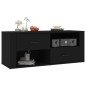 vidaXL TV-Schrank Schwarz 100x35x40 cm Holzwerkstoff vidaXL TV-Schrank Schwarz 100x35x40 cm Holzwerkstoff