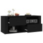 vidaXL TV-Schrank Schwarz 100x35x40 cm Holzwerkstoff vidaXL TV-Schrank Schwarz 100x35x40 cm Holzwerkstoff
