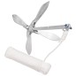 vidaXL Klappanker mit Seil Silbern 10 kg Temperguss vidaXL Klappanker mit Seil Silbern 10 kg Temperguss