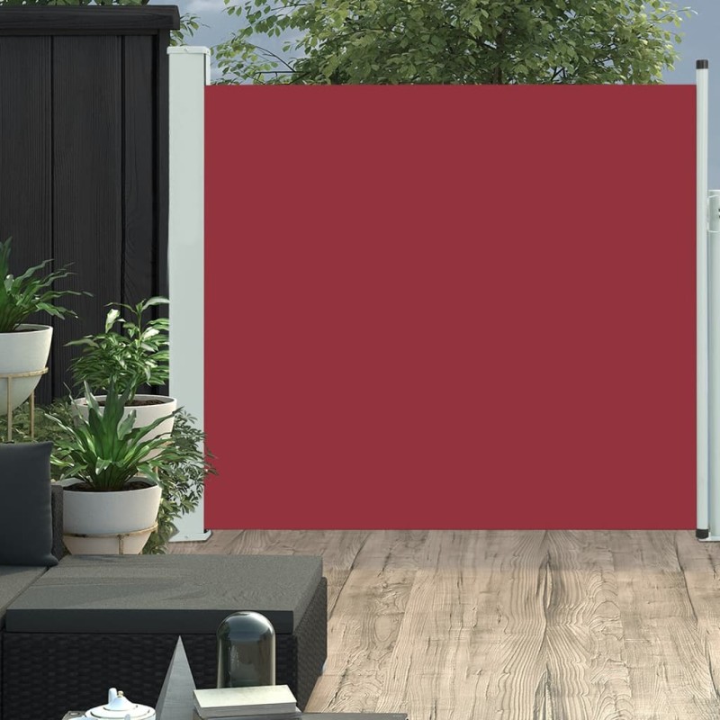 vidaXL Ausziehbare Seitenmarkise 170×300 cm Rot vidaXL Ausziehbare Seitenmarkise 170×300 cm Rot
