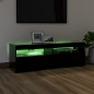 vidaXL TV-Schrank mit LED-Leuchten Schwarz 120x35x40 cm vidaXL TV-Schrank mit LED-Leuchten Schwarz 120x35x40 cm