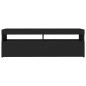 vidaXL TV-Schrank mit LED-Leuchten Schwarz 120x35x40 cm vidaXL TV-Schrank mit LED-Leuchten Schwarz 120x35x40 cm