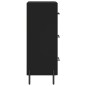 vidaXL Sideboard Schwarz 34,5x34x90 cm Holzwerkstoff vidaXL Sideboard Schwarz 34,5x34x90 cm Holzwerkstoff