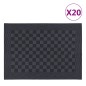 vidaXL Geschirrtücher 20 Stk. Schwarz und Grau 50x70 cm Baumwolle vidaXL Geschirrtücher 20 Stk. Schwarz und Grau 50x70 cm Baumwolle