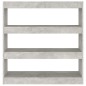vidaXL Bücherregal/Raumteiler Betongrau 100x30x103 cm vidaXL Bücherregal/Raumteiler Betongrau 100x30x103 cm