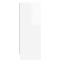 vidaXL Sideboard Hochglanz-Weiß 91x28x75 cm Holzwerkstoff vidaXL Sideboard Hochglanz-Weiß 91x28x75 cm Holzwerkstoff