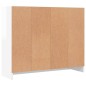 vidaXL Sideboard Hochglanz-Weiß 91x28x75 cm Holzwerkstoff vidaXL Sideboard Hochglanz-Weiß 91x28x75 cm Holzwerkstoff