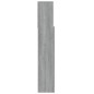 vidaXL Kopfteil mit Ablagen Grau Sonoma 100x19x103,5 cm vidaXL Kopfteil mit Ablagen Grau Sonoma 100x19x103,5 cm