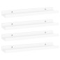 vidaXL Wandregale 4 Stk. Weiß 40x9x3 cm vidaXL Wandregale 4 Stk. Weiß 40x9x3 cm