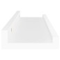 vidaXL Wandregale 4 Stk. Weiß 40x9x3 cm vidaXL Wandregale 4 Stk. Weiß 40x9x3 cm