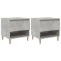 vidaXL Nachttische 2 Stk. Betongrau 50x46x50 cm Holzwerkstoff vidaXL Nachttische 2 Stk. Betongrau 50x46x50 cm Holzwerkstoff