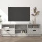 vidaXL TV-Schrank Betongrau 150x33,5x45 cm Holzwerkstoff vidaXL TV-Schrank Betongrau 150x33,5x45 cm Holzwerkstoff