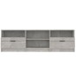 vidaXL TV-Schrank Betongrau 150x33,5x45 cm Holzwerkstoff vidaXL TV-Schrank Betongrau 150x33,5x45 cm Holzwerkstoff