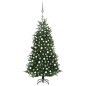 vidaXL Künstlicher Weihnachtsbaum LEDs & Kugeln Grün 210 cm PVC & PE vidaXL Künstlicher Weihnachtsbaum LEDs & Kugeln Grün 210 cm PVC & PE