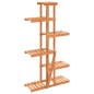 vidaXL Blumenständer 75x25x140,5 cm Massivholz Tanne