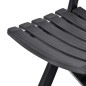 vidaXL Klappbare Gartenstühle 2 Stk. Kunststoff Anthrazit vidaXL Klappbare Gartenstühle 2 Stk. Kunststoff Anthrazit