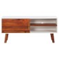 vidaXL TV-Schrank 110x35x50 cm Massivholz Akazie und MDF vidaXL TV-Schrank 110x35x50 cm Massivholz Akazie und MDF