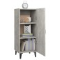 vidaXL Sideboard Betongrau 34,5x34x90 cm Holzwerkstoff vidaXL Sideboard Betongrau 34,5x34x90 cm Holzwerkstoff
