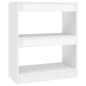 vidaXL Bücherregal/Raumteiler Hochglanz-Weiß 60x30x72 cm vidaXL Bücherregal/Raumteiler Hochglanz-Weiß 60x30x72 cm
