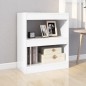 vidaXL Bücherregal/Raumteiler Hochglanz-Weiß 60x30x72 cm vidaXL Bücherregal/Raumteiler Hochglanz-Weiß 60x30x72 cm