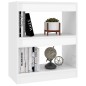 vidaXL Bücherregal/Raumteiler Hochglanz-Weiß 60x30x72 cm vidaXL Bücherregal/Raumteiler Hochglanz-Weiß 60x30x72 cm