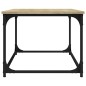 vidaXL Couchtisch Sonoma Eiche 102x50x40 cm Holzwerkstoff und Eisen vidaXL Couchtisch Sonoma Eiche 102x50x40 cm Holzwerkstoff und Eisen
