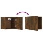 vidaXL TV-Wandschrank Räuchereiche 30,5x30x30 cm vidaXL TV-Wandschrank Räuchereiche 30,5x30x30 cm