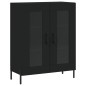 vidaXL Sideboard Schwarz 69,5x34x90 cm Holzwerkstoff vidaXL Sideboard Schwarz 69,5x34x90 cm Holzwerkstoff
