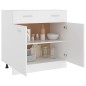 vidaXL Schubunterschrank Weiß 80x46x81,5 cm Holzwerkstoff vidaXL Schubunterschrank Weiß 80x46x81,5 cm Holzwerkstoff