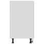 vidaXL Schubunterschrank Weiß 80x46x81,5 cm Holzwerkstoff vidaXL Schubunterschrank Weiß 80x46x81,5 cm Holzwerkstoff