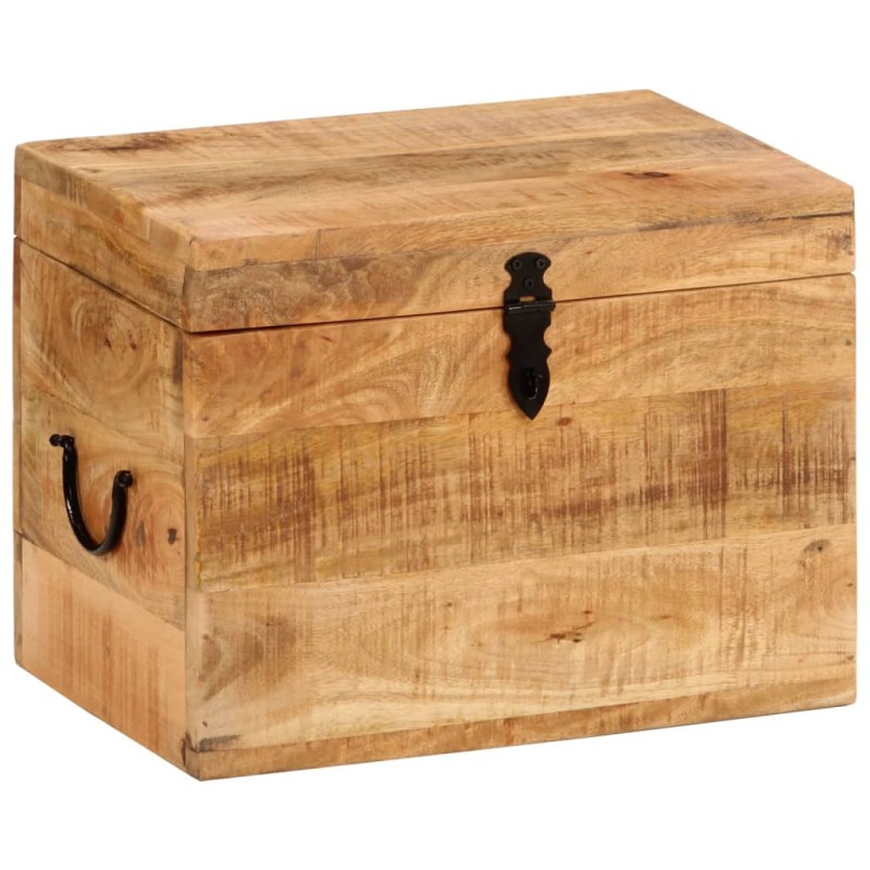 vidaXL Aufbewahrungsbox 39x28x31 cm Massivholz Mango vidaXL Aufbewahrungsbox 39x28x31 cm Massivholz Mango