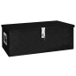 vidaXL Aufbewahrungsbox Schwarz 80x39x30 cm Aluminium vidaXL Aufbewahrungsbox Schwarz 80x39x30 cm Aluminium