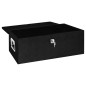 vidaXL Aufbewahrungsbox Schwarz 80x39x30 cm Aluminium vidaXL Aufbewahrungsbox Schwarz 80x39x30 cm Aluminium